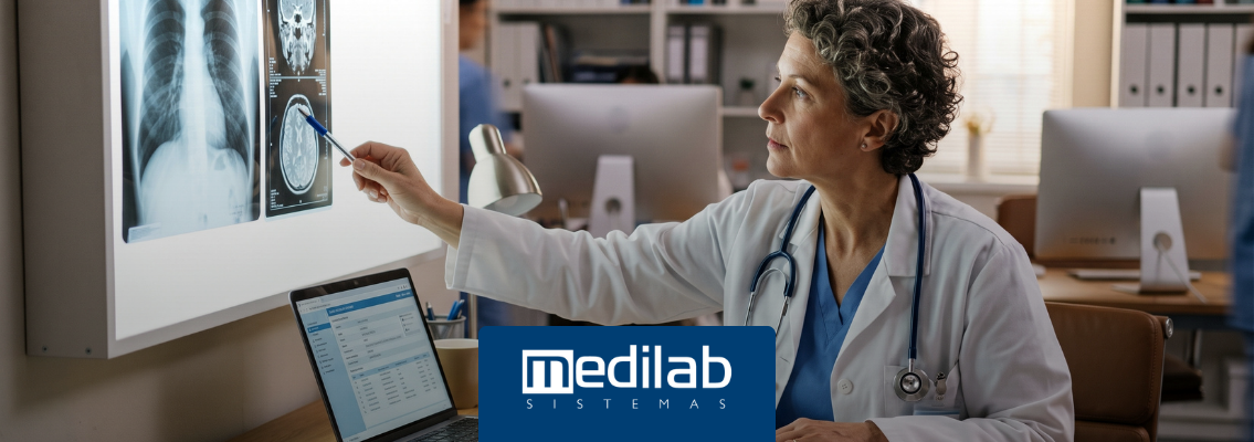 Entenda como um sistema PACS inteligente pode integrar gestão de imagens, acesso remoto e IA para apoiar a rotina da radiologia e a elaboração de laudos.